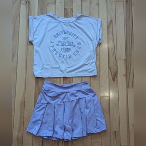 3/15$ Reebok Gurls Purple Athletic Skirt